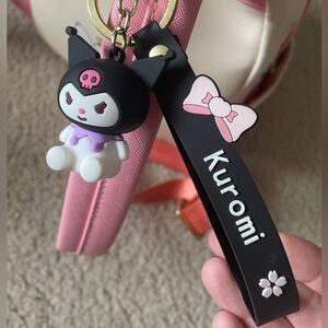 Kuromi Keychain with clip